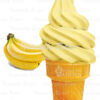 Banana Soft Serve Ice Cream