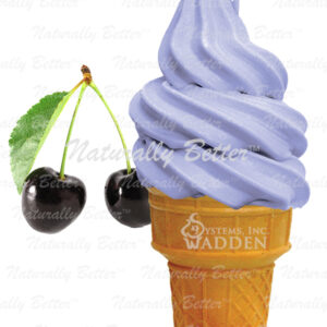 Black Cherry Soft Serve Ice Cream
