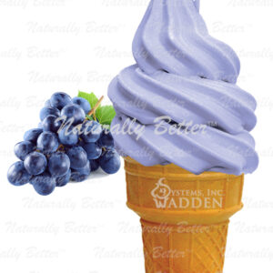 Grape Soft Serve Ice Cream