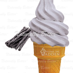 Licorice Soft Serve Ice Cream