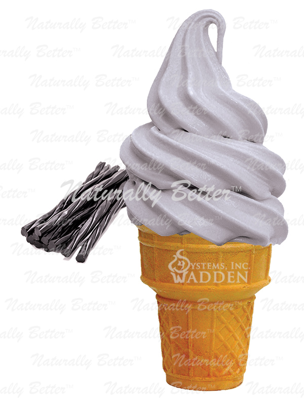 Licorice Soft Serve Ice Cream