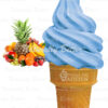 Tutti Frutti Blue Soft Serve Ice Cream